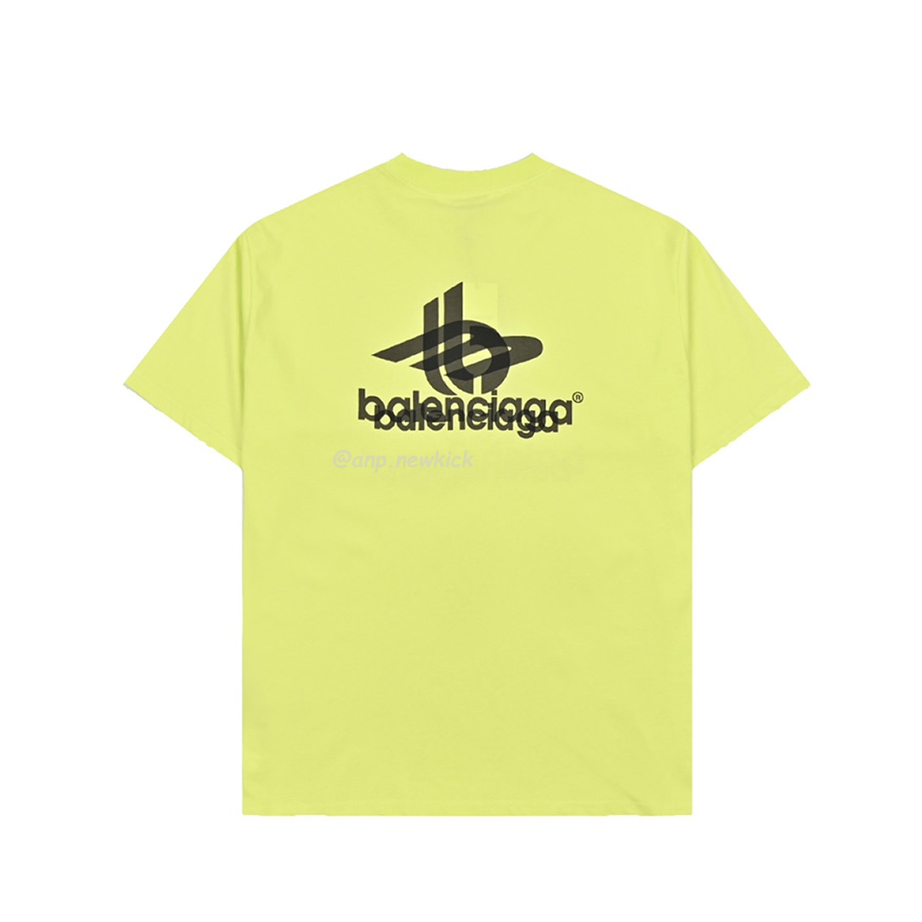 Balenciaga 23ss Tape Printed Overlapping T Shirt (8) - newkick.app